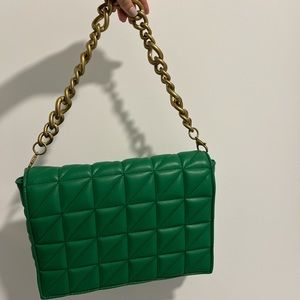 Zara - Green Chain bag